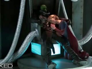 Wickedparodies - supergirl zapelje braniac v analno seks
