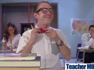 (katrina nefrit) nepříjemný učitel s bigtity jako těžký styl špinavý klip v třída vid-21