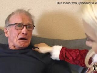 70 year old man fucks 18 year old mistress she swallows all his cum