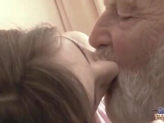 Old Young - Big peter Grandpa Fucked by Teen she licks thick old man johnson
