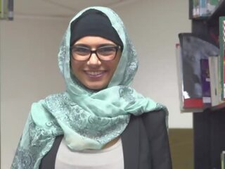 Mia khalfia - arab svůdnice proužky nahý v a knihovna jen pro vy