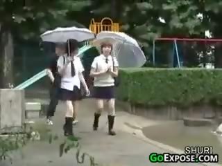 Japonesa escolar bragas