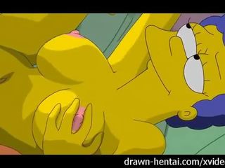 Simpsons kedi kostümü - homer sikikleri marge