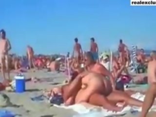 Public Nude Beach Swinger sex video In Summer 2015