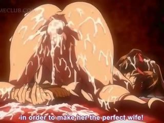 Giant wrestler hardcore fucking a sweet hentai cookie