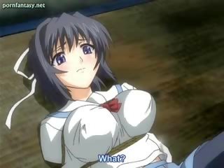 Tied Up Anime Nymphet In Stockings Gets Laid