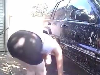 Αμάξι πλύσιμο μεγάλος βυζιά